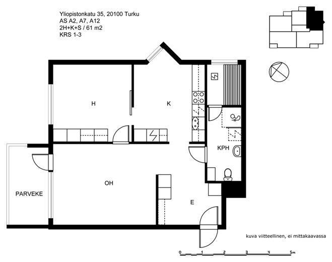 City Apartments Turku - 1 Bedroom Apartment With Private Sauna Экстерьер фото